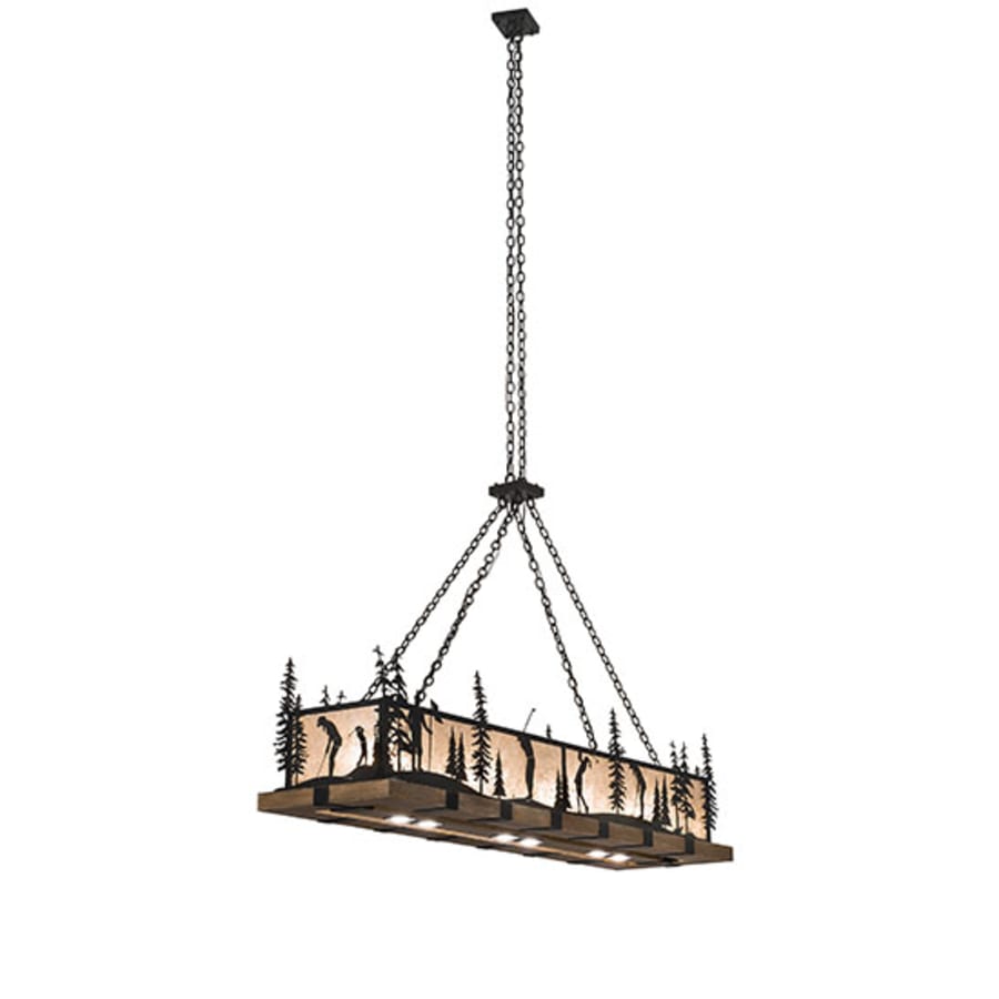 Meyda Tiffany 4 Light 72" Wide Linear Pendant