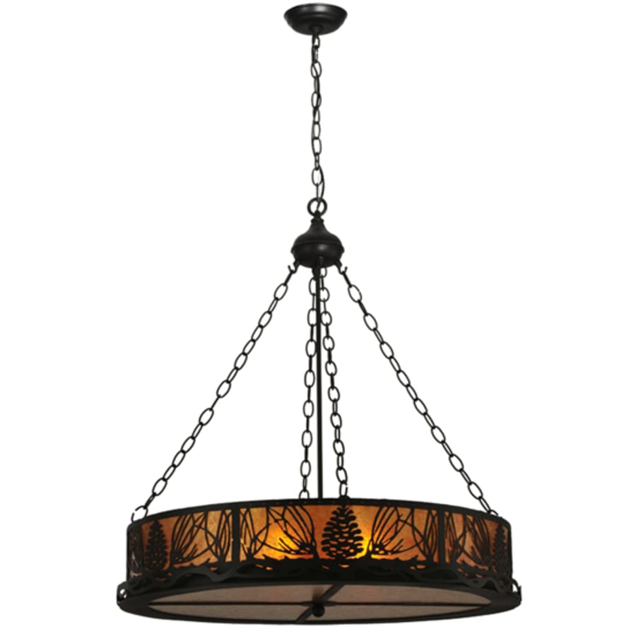 Meyda Tiffany 72" Wide Pendant with Handmade Shade