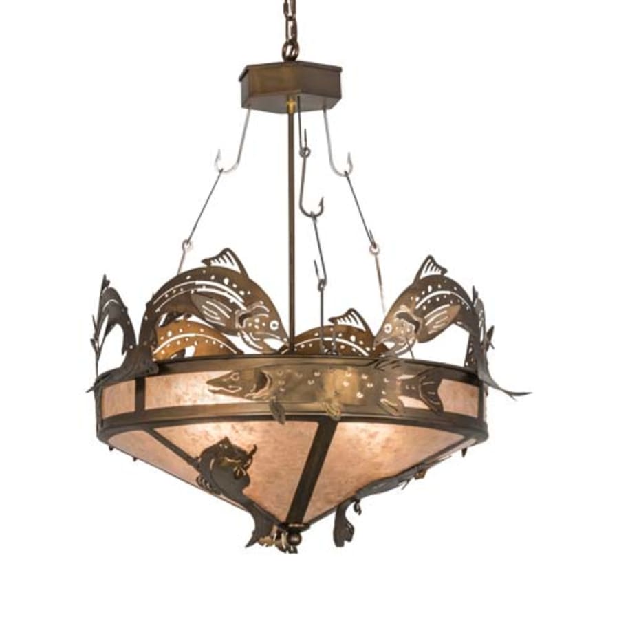 Meyda Tiffany Catch of the Day 12 Light 72" Wide Pendant
