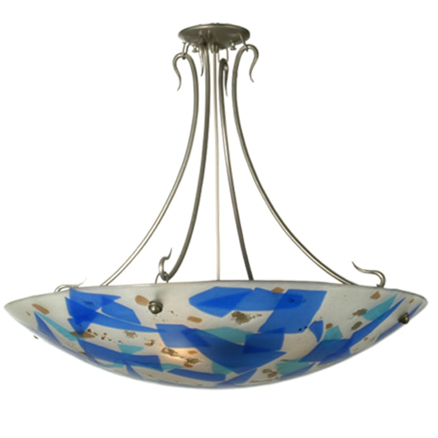Meyda Tiffany Metro Fusion 3 Light 29" Wide Semi-Flush Bowl Ceiling Fixture