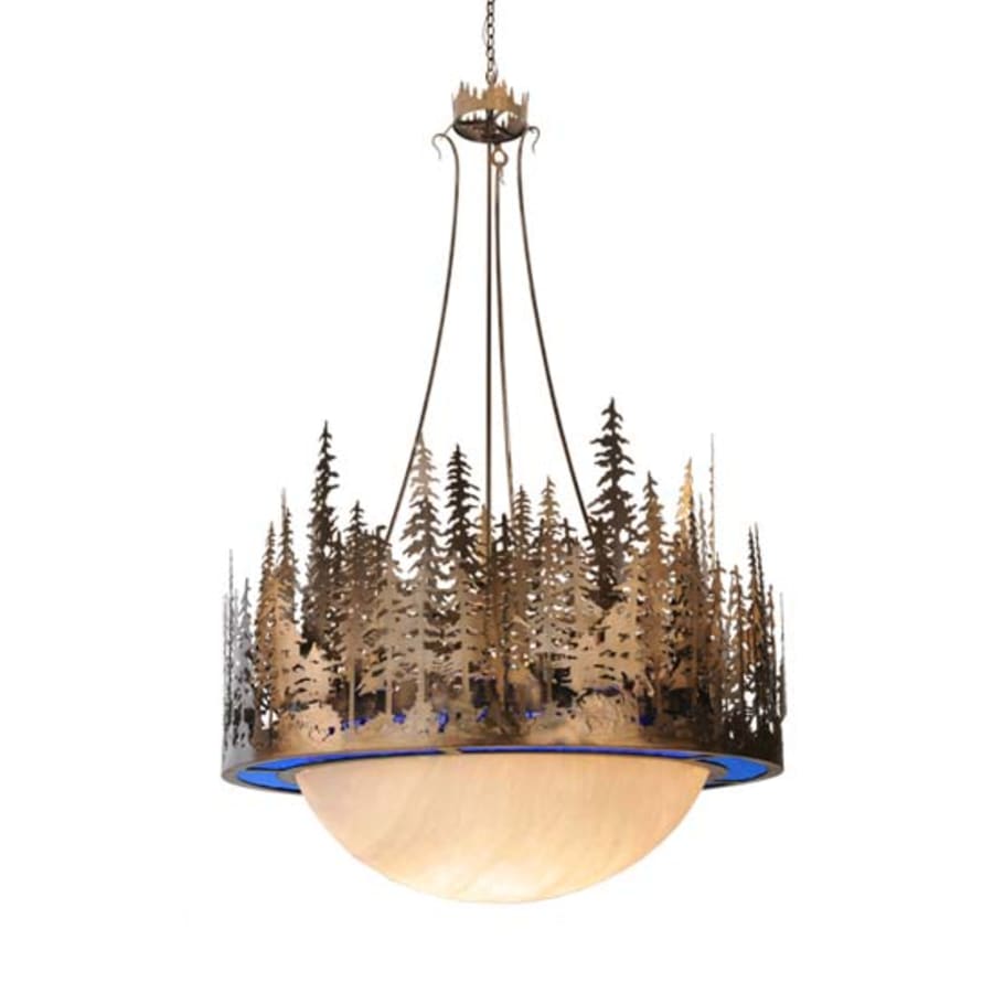 Meyda Tiffany Pine Lake 8 Light 54" Wide Pendant