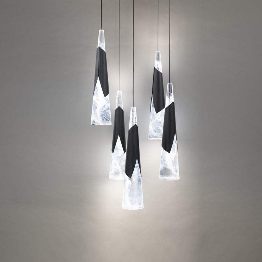 Modern Forms Kilt 5 Light 17" Wide LED Suspension Multi Light Pendant
