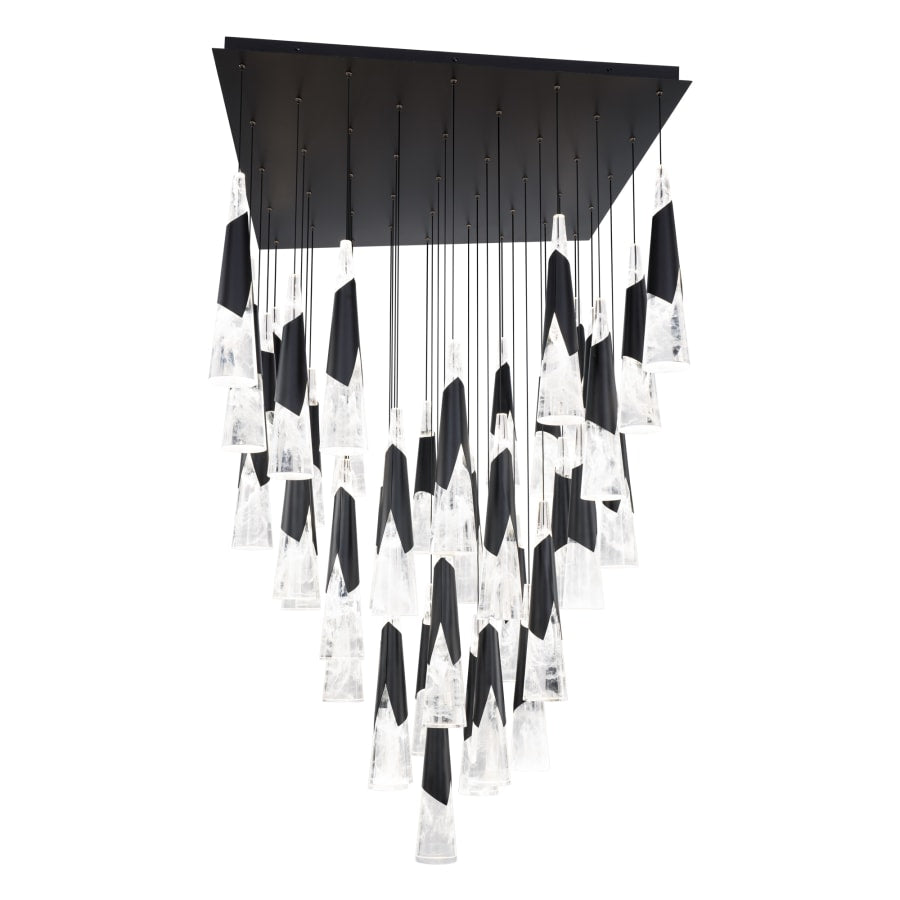 Modern Forms Kilt 41 Light 36" Wide LED Suspension Multi Light Pendant