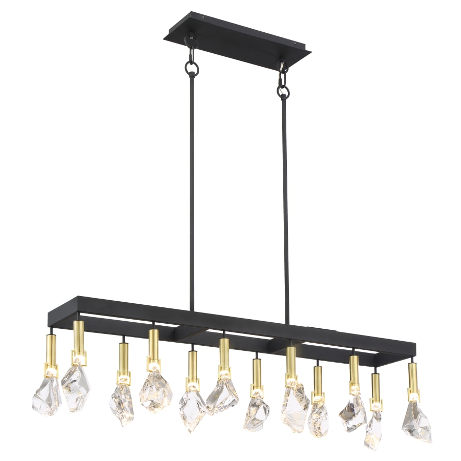 Metropolitan Rare Elements 12 Light 44" Wide LED Linear Chandelier