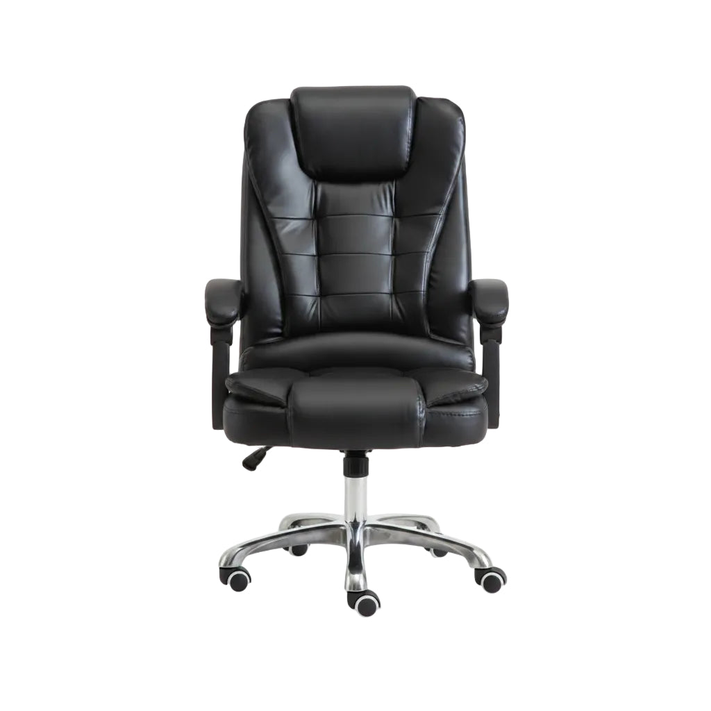 back view of ergonomic office recliner chair with modern structure