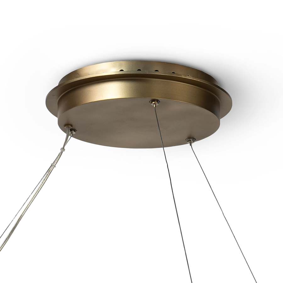 Palecek Gibson 44" Wide Ring Chandelier