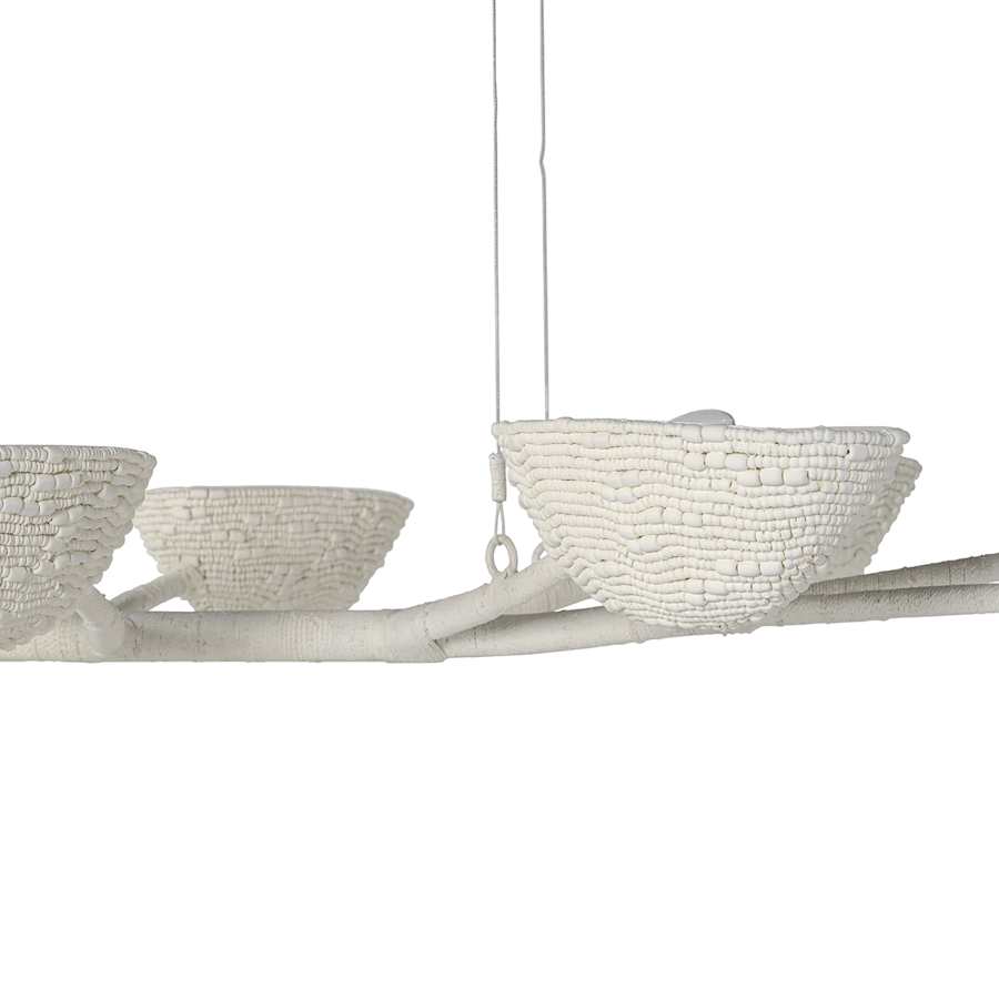 Palecek Delilah 10 Light 72" Wide Linear Chandelier