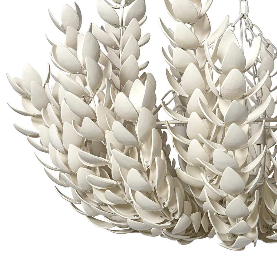 Palecek Coco Magnolia 4 Light 43" Wide Chandelier