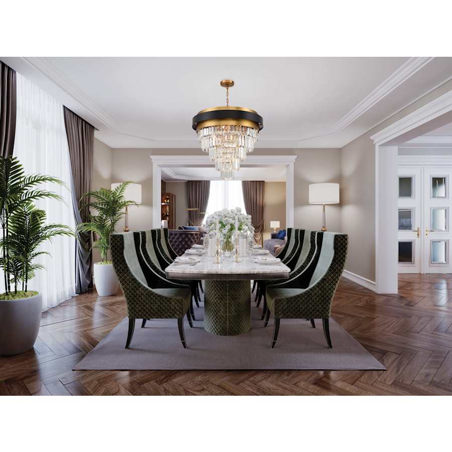 Savoy House Marquise 9 Light 30" Wide Chandelier