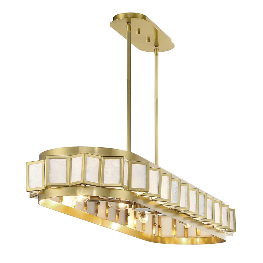Savoy House Gideon 8 Light 48" Wide Linear Chandelier