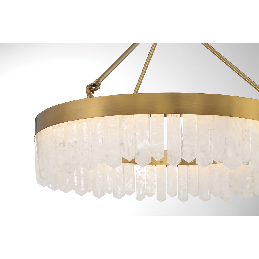 Savoy House Landon 27" Wide LED Crystal Ring Chandelier