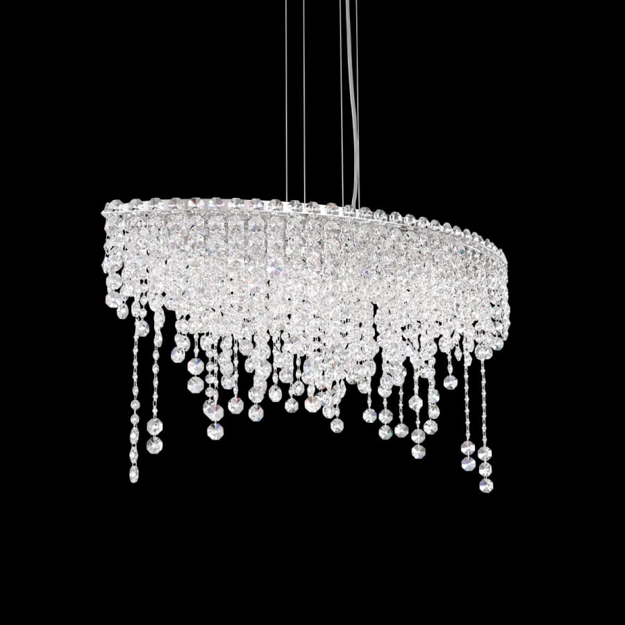 Schonbek Chantant 33" Wide Chandelier with Optic Crystal Accents