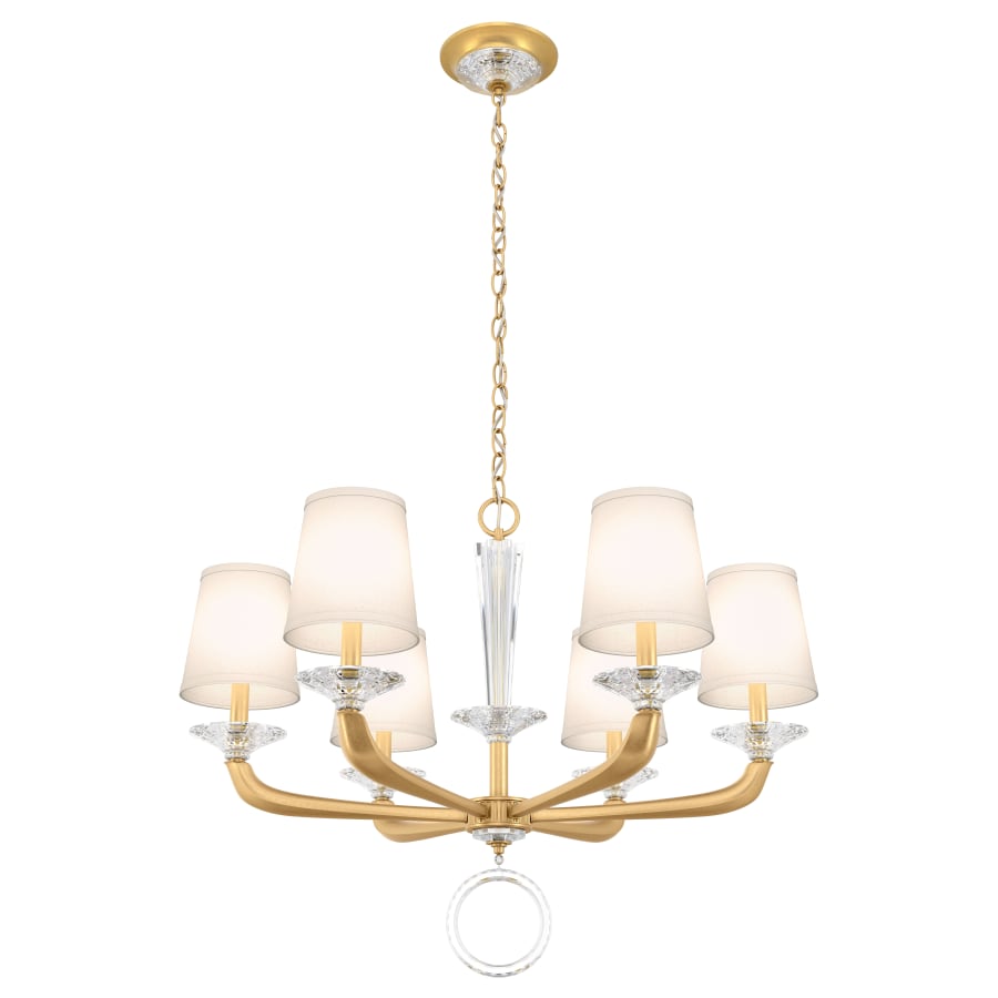 Schonbek Emilea 6 Light 30-1/2" Wide Crystal Chandelier with Swarovski Optic Crystals