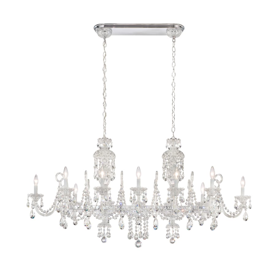 Schonbek Sterling Linear 12 Light 58" Wide Crystal Linear Chandelier