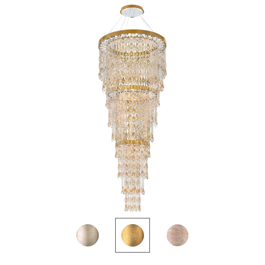 Schonbek Pavona 9 Light 36" Wide LED Crystal Pendant