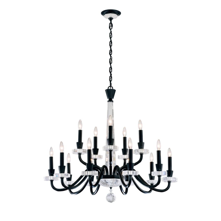 Schonbek Amadeus 15 Light 38" Wide Crystal Candle Style Chandelier