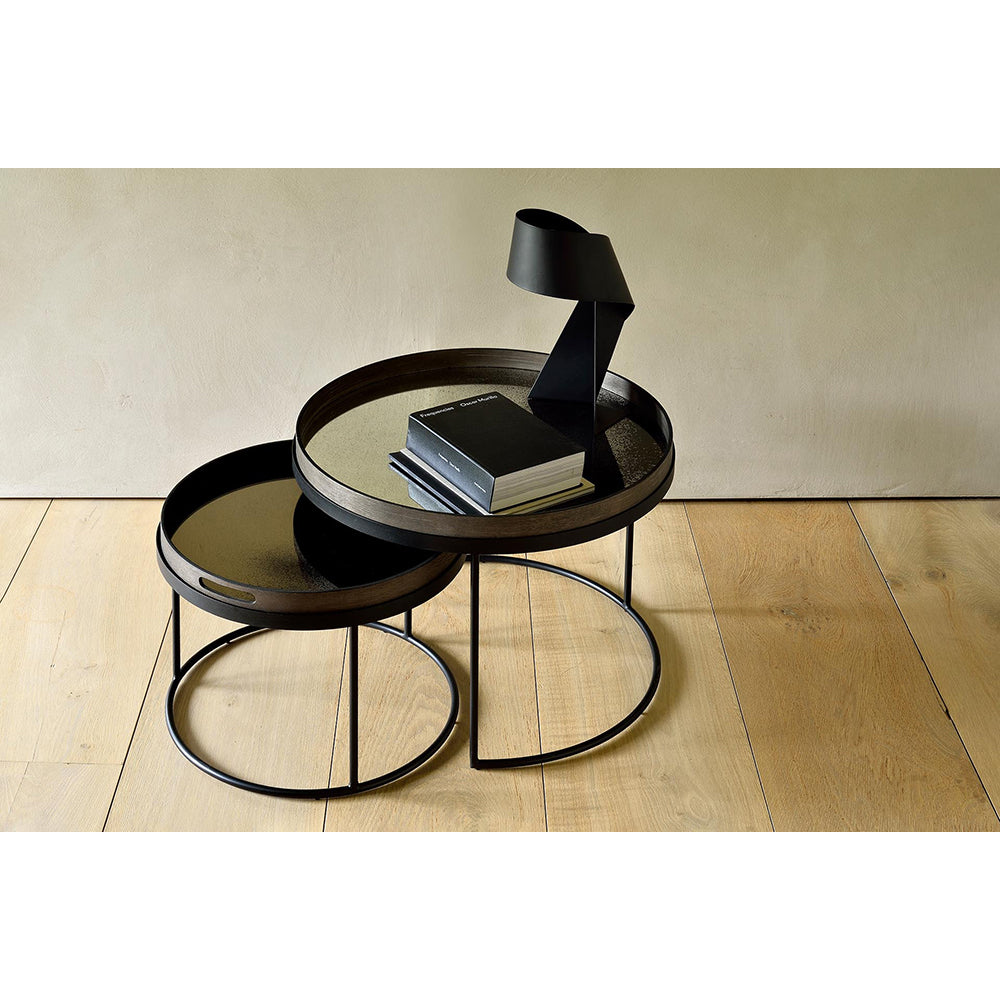 Tray Round Coffee Table Set