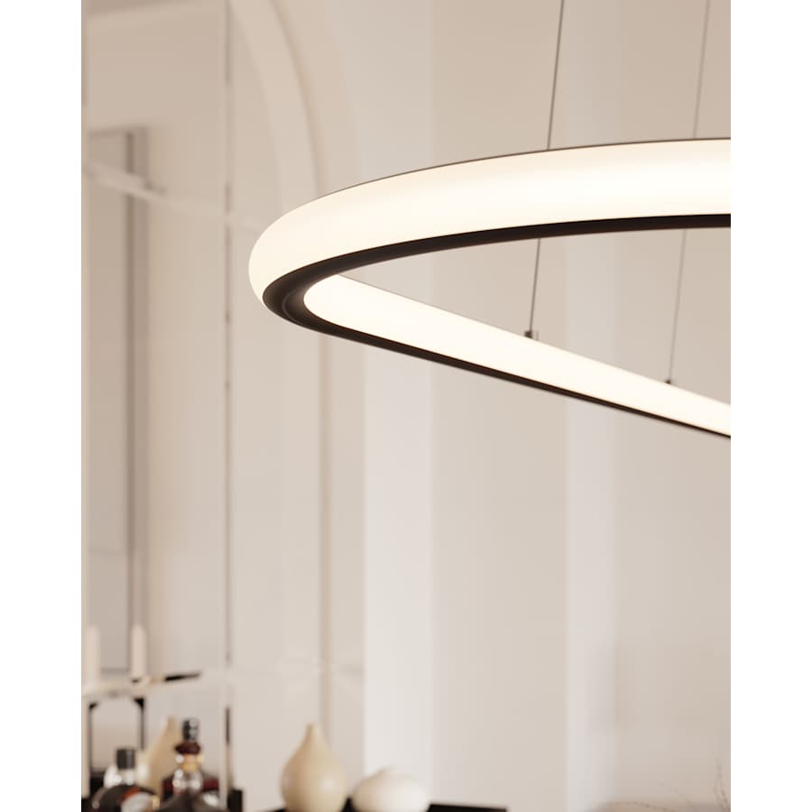 Sonneman Luna 2 Light 62" Wide LED Suspension Pendant