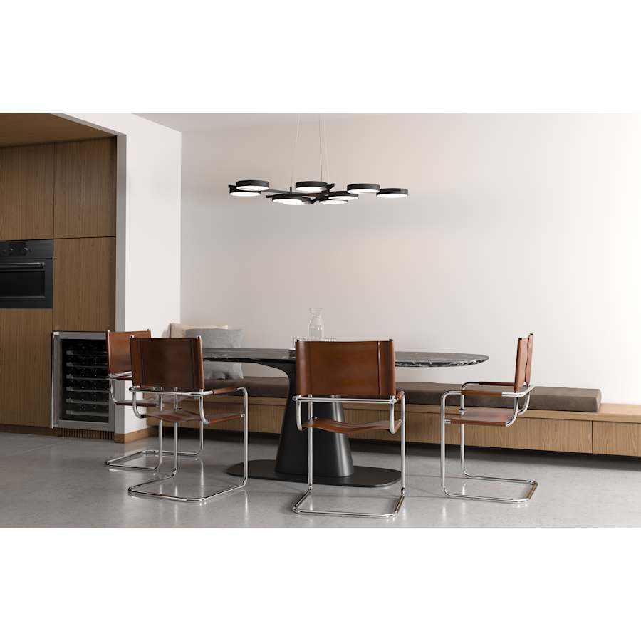 Sonneman Light Guide Ring 9 Light 48-1/4" Wide Full Sized Pendant