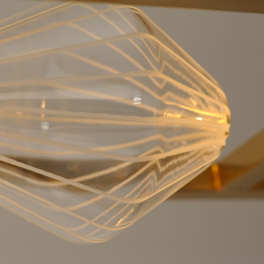 Studio M Zeppelin 6" Wide LED Linear Chandelier by Nina Magon