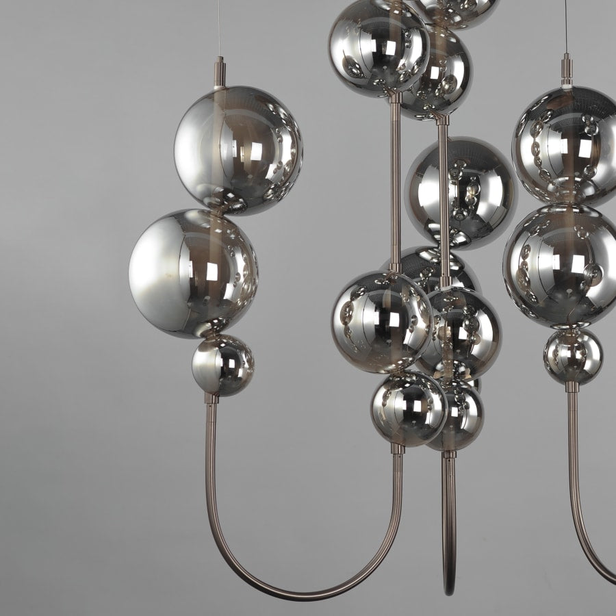Studio M Dreamer 59" Wide LED Abstract Multi Light Pendant