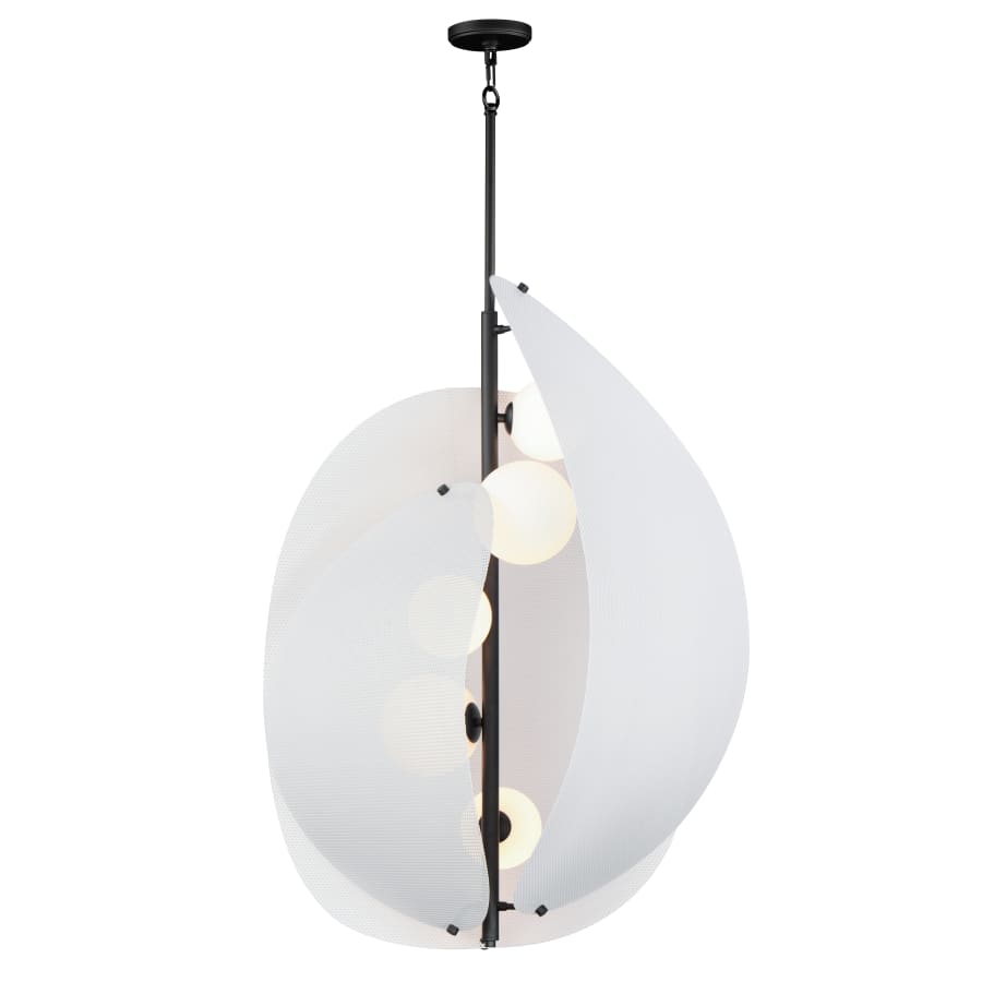 Studio M Chips 5 Light 35" Wide LED Chandelier by Mat Sanders