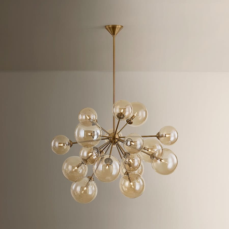 Troy Lighting Santee 18 Light 40" Wide LED Sputnik Chandelier