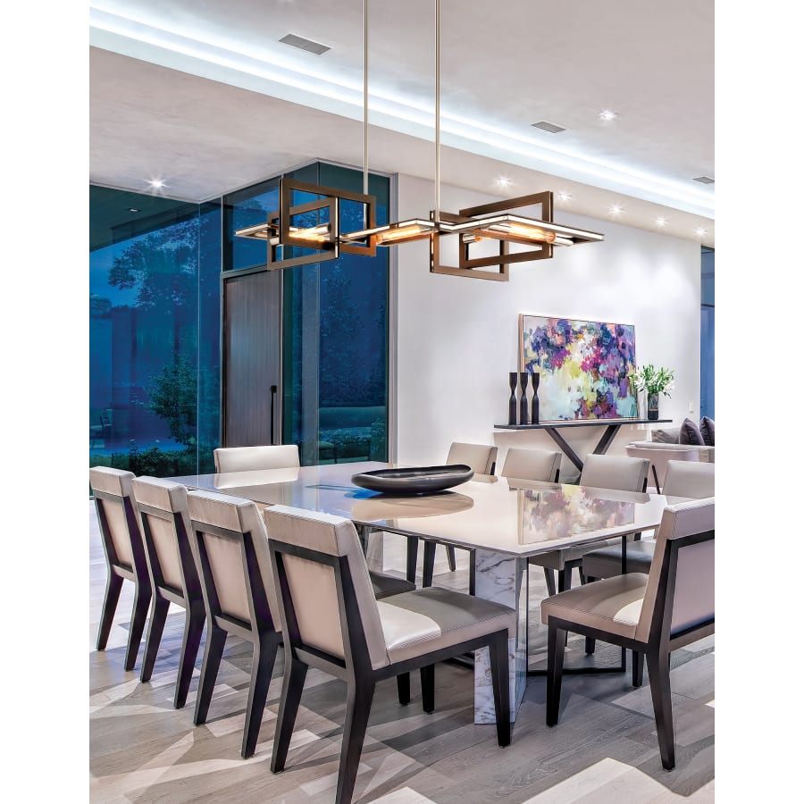Troy Lighting Enigma 5 Light 43-1/2" Wide Abstract Chandelier