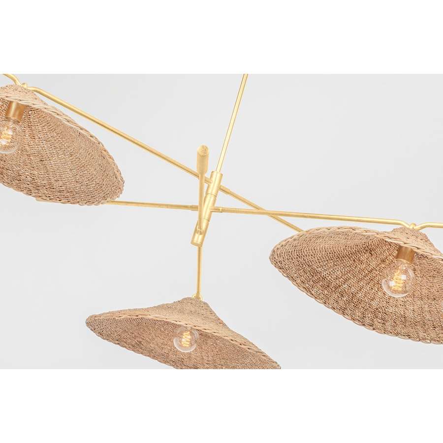 Troy Lighting Valier 3 Light 72" Wide Chandelier