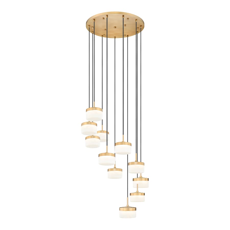 Z-Lite Renaud 28" Wide LED Multi Light Pendant