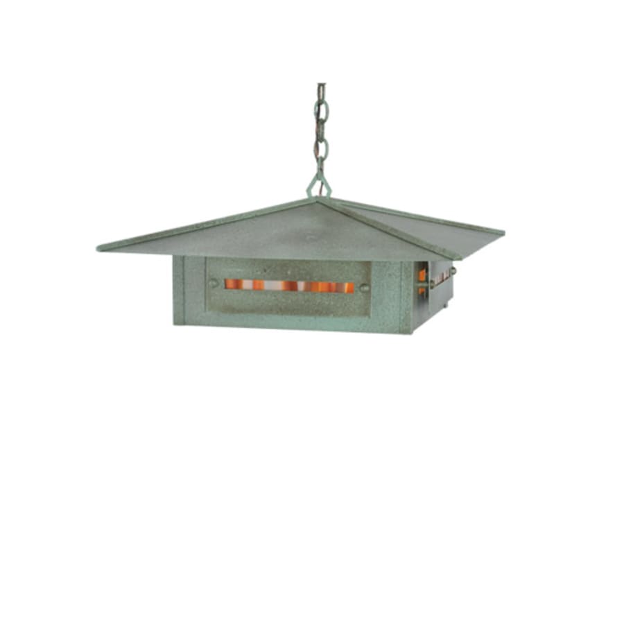 Meyda Tiffany Four Light Down Lighting Outdoor Pendant from the Moss Creek Collection