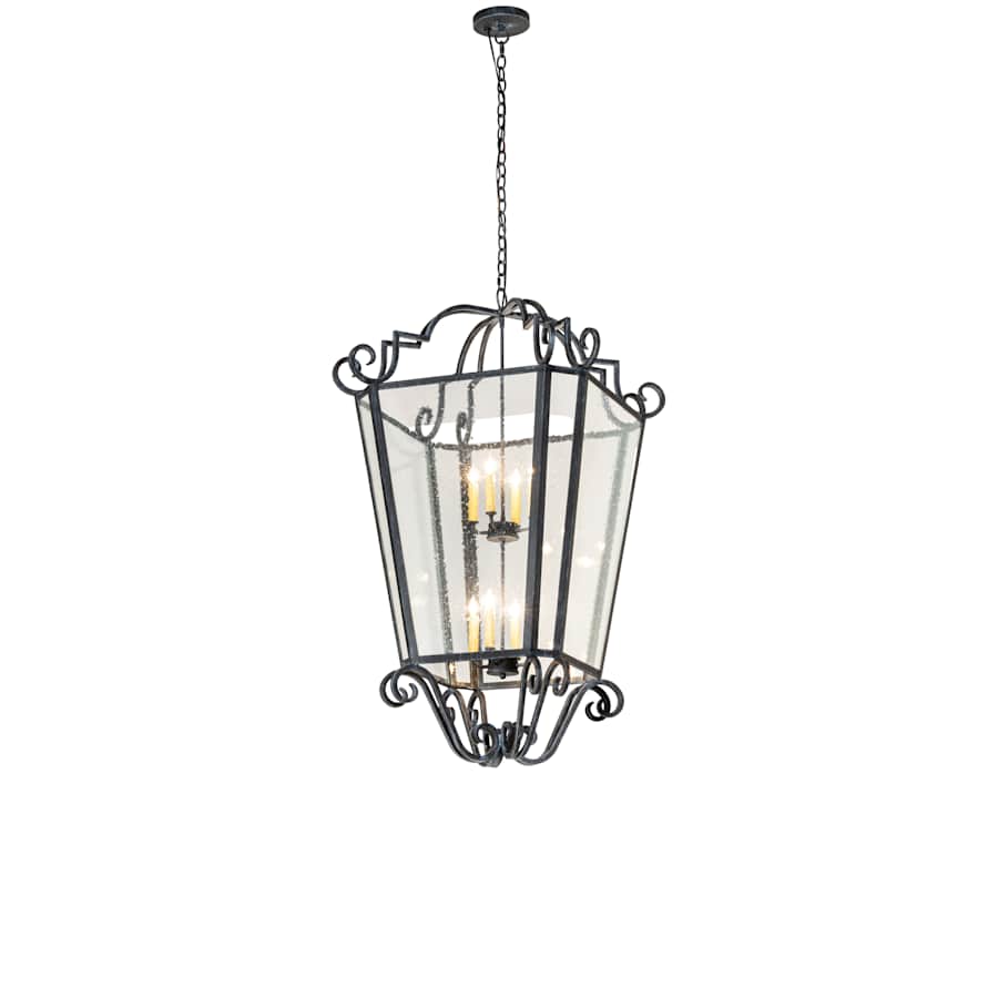 Meyda Tiffany Marin 8 Light 28" Wide Taper Candle Pendant