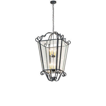 Meyda Tiffany Marin 8 Light 28" Wide Taper Candle Pendant