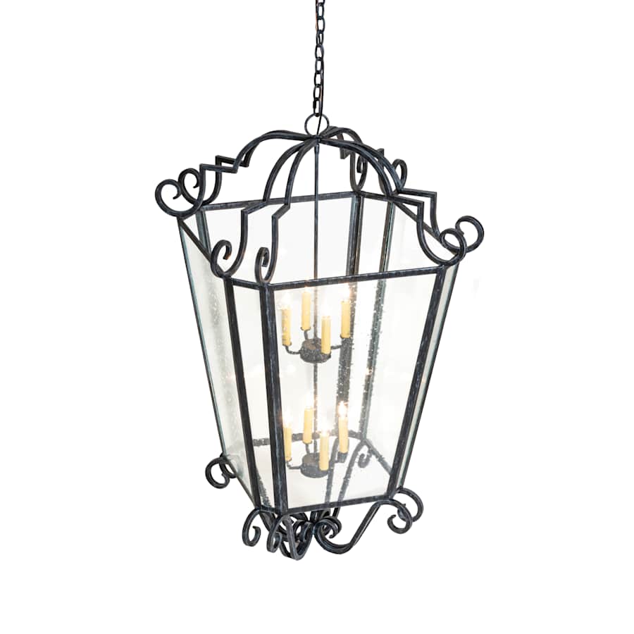Meyda Tiffany Marin 8 Light 28" Wide Taper Candle Pendant