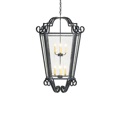 Meyda Tiffany Marin 8 Light 28" Wide Taper Candle Pendant