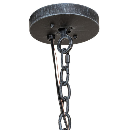 Meyda Tiffany Marin 8 Light 28" Wide Taper Candle Pendant