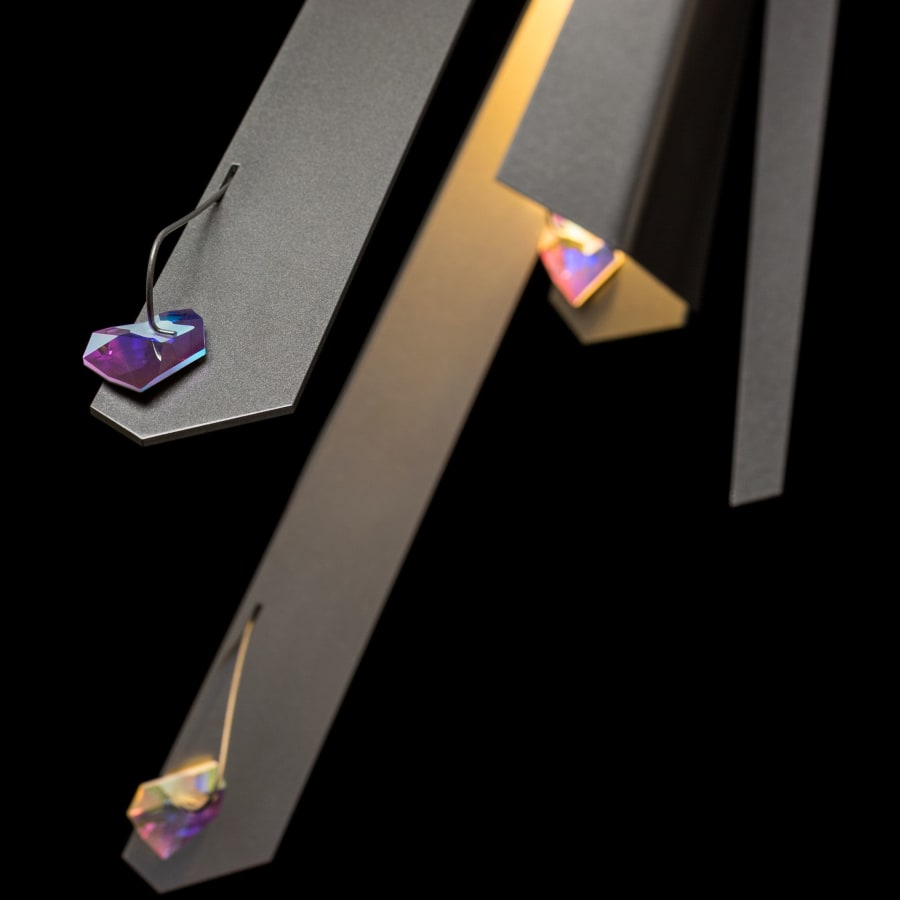 Synchronicity Nova 6 Light 47-3/16" Wide Abstract Chandelier with Swarovski Crystals