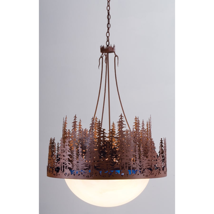 Meyda Tiffany 4 Light 36" Wide Pendant with Handmade Shade