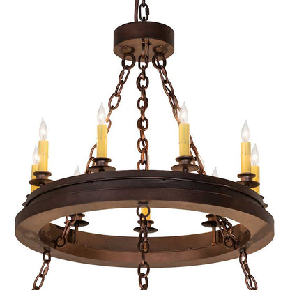 Meyda Tiffany Sullivan Ranch 27 Light 48" Wide Taper Candle Style Chandelier