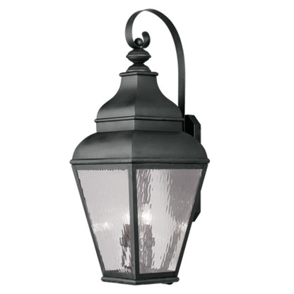 Livex Lighting Exeter 4 Light 37" Tall Outdoor Wall Sconce