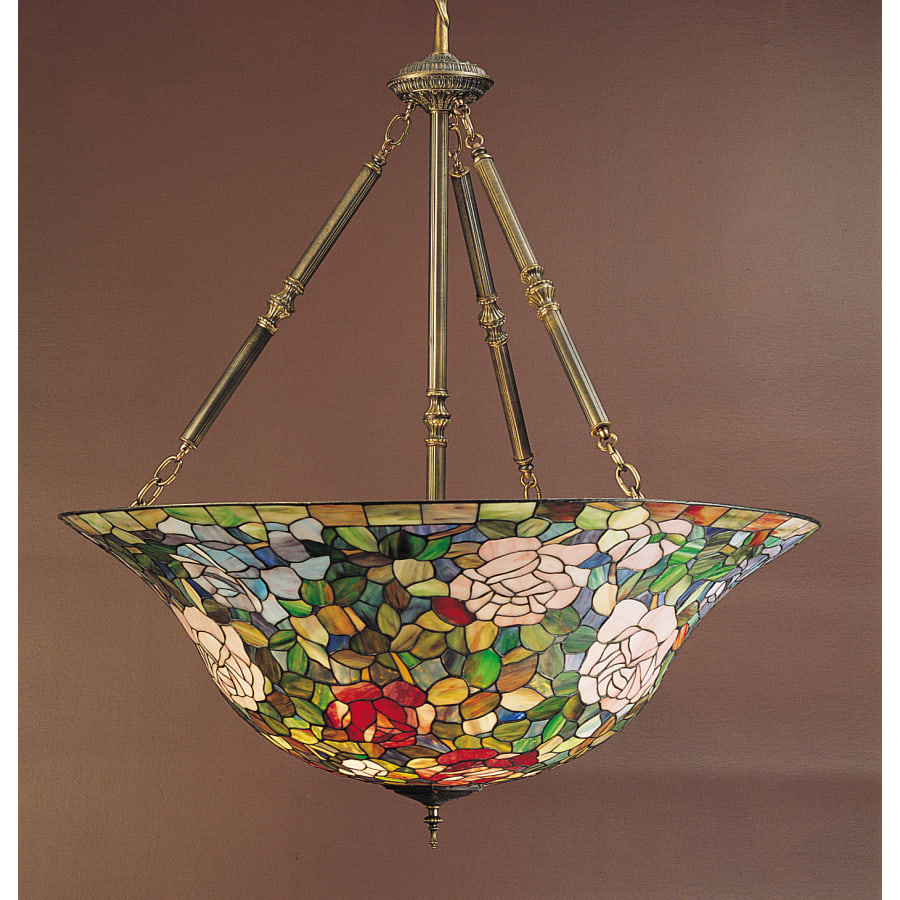 Meyda Tiffany 5 Light 38" Wide Pendant with Handmade Shade