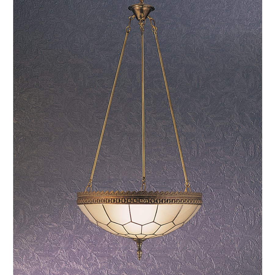 Meyda Tiffany 3 Light 19" Wide Pendant with Handmade Shade