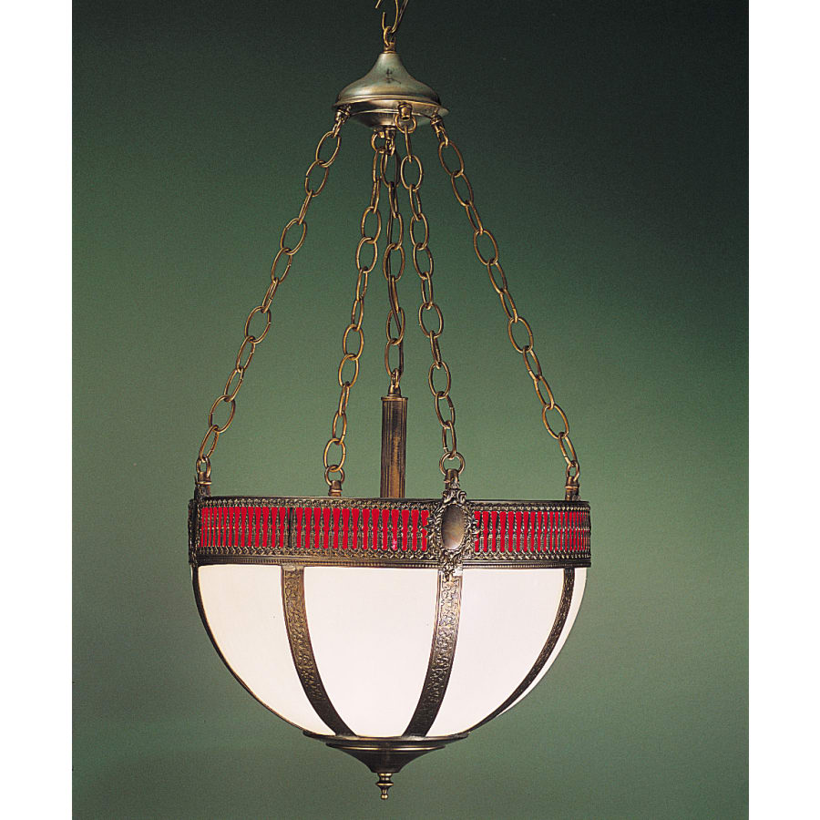 Meyda Tiffany 4 Light 16" Wide Pendant with Handmade Shade