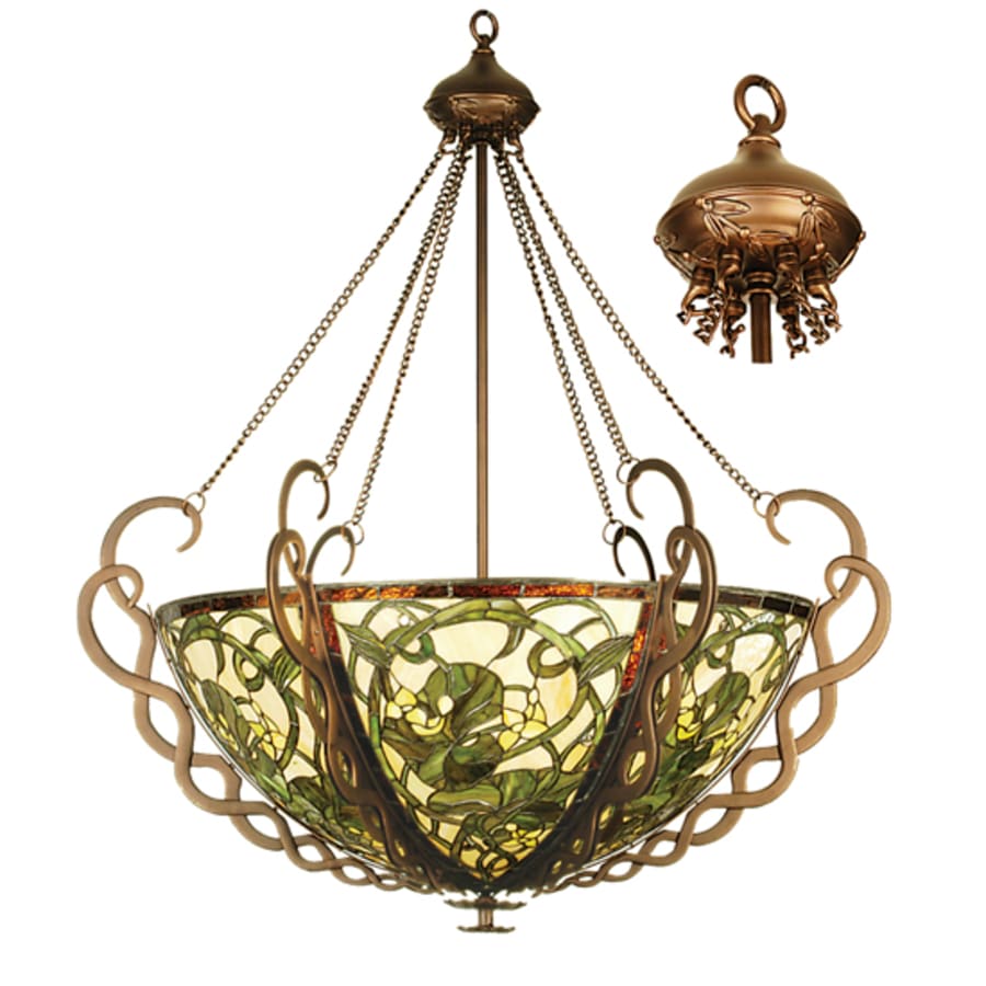 Meyda Tiffany 5 Light 36" Wide Pendant with Handmade Shade