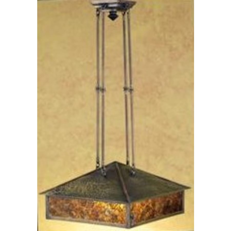 Meyda Tiffany Craftsman / Mission Down Lighting Pendant from the Kirkpatrick Bungalow Collection