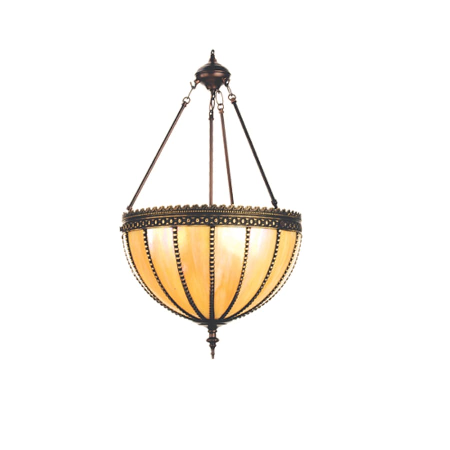 Meyda Tiffany 3 Light 17-1/2" Wide Pendant with Handmade Shade
