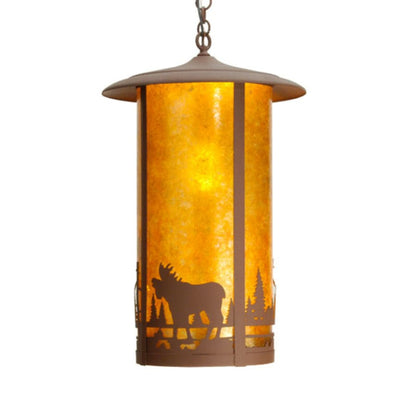 Meyda Tiffany Single Light 15-1/2" Wide Pendant with Handmade Shade