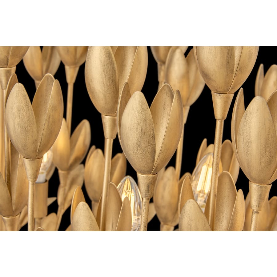 Hinkley Lighting Flora 10 Light 60" Wide Lisa McDennon Candle Style Chandelier with Handmade Blooms