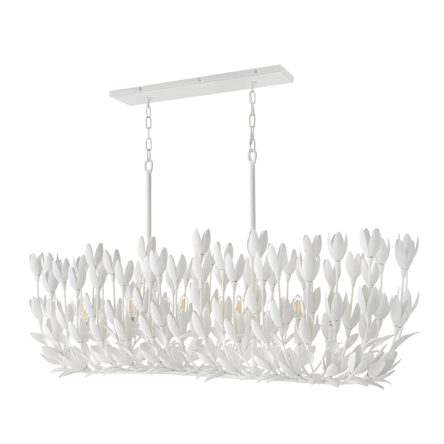 Hinkley Lighting Flora 10 Light 60" Wide Lisa McDennon Candle Style Chandelier with Handmade Blooms