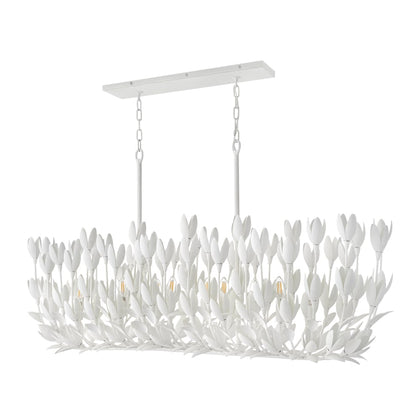 Hinkley Lighting Flora 10 Light 60" Wide Lisa McDennon Candle Style Chandelier with Handmade Blooms